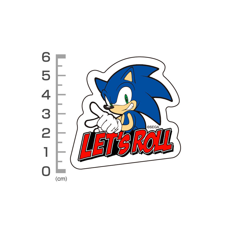 音速のハリネズミ ソニック ミニステッカーセット 画像 2 | AniSmile