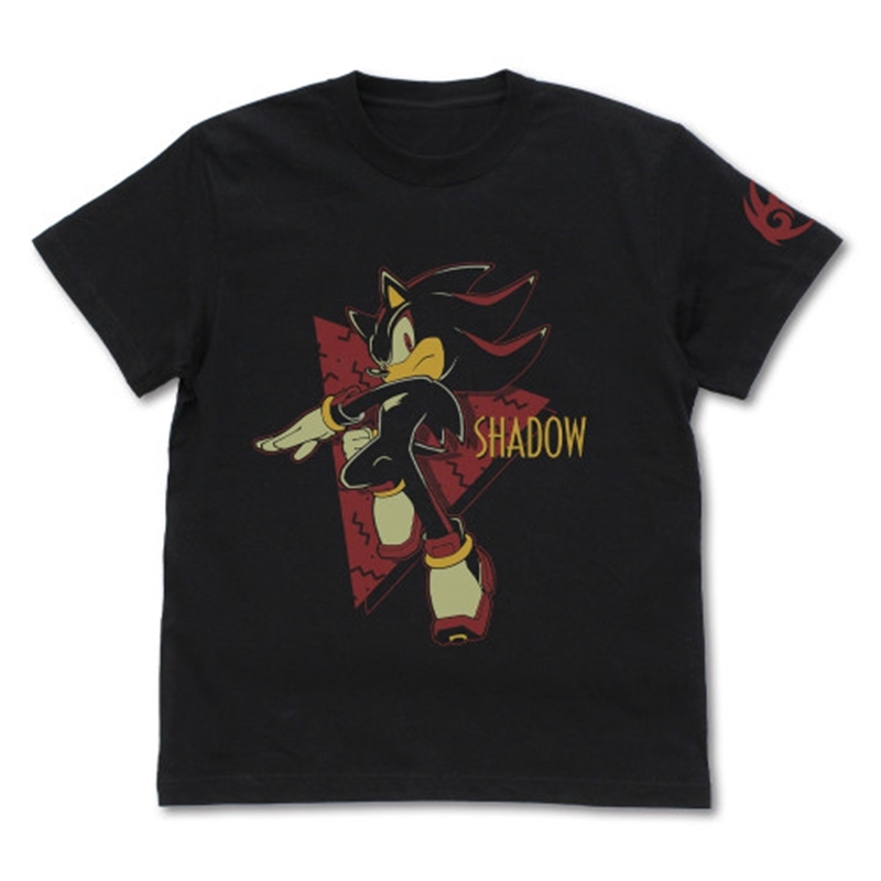 ソニック・ザ・ヘッジホッグ シャドウ レトロポップ Tシャツ/BLACK-S - 公式商品画像 | AniSmile