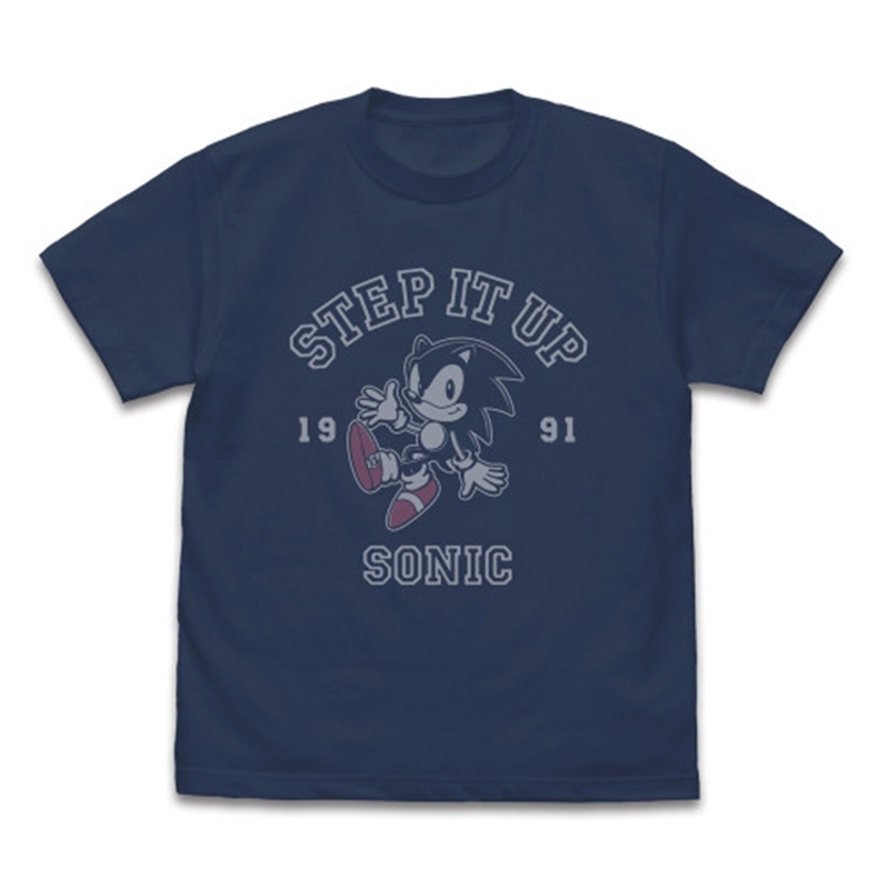 クラシックソニック 「STEP IT UP」 Tシャツ/SLATE-L 画像 2 | AniSmile