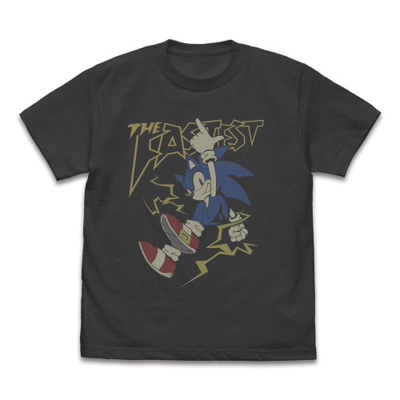 音速のハリネズミ ソニック Tシャツ/SUMI-M - 公式商品画像 | AniSmile