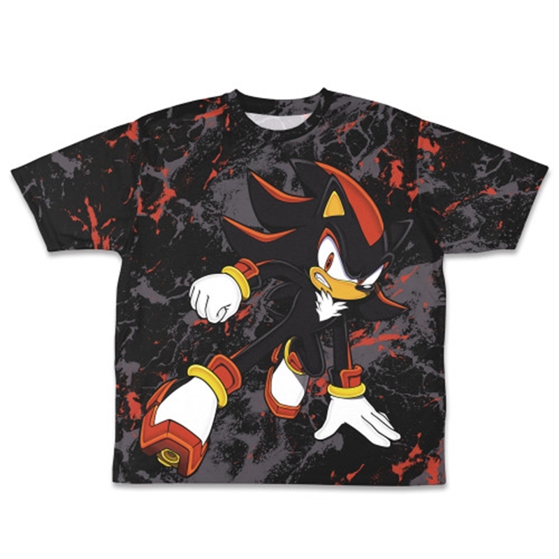 ソニック・ザ・ヘッジホッグ 究極生命体 シャドウ 両面フルグラフィックTシャツ/M Image 2 | AniSmile
