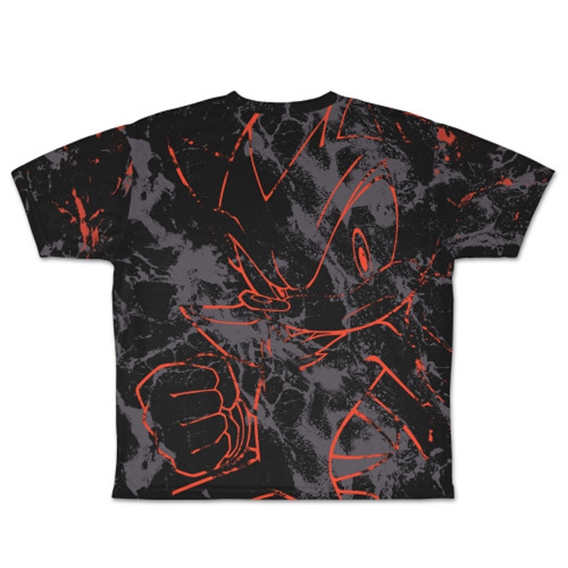 ソニック・ザ・ヘッジホッグ 究極生命体 シャドウ 両面フルグラフィックTシャツ/M Image 3 | AniSmile