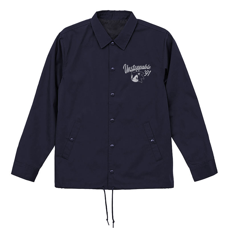 クラシックソニック T/Cコーチジャケット/NAVY-L 画像 2 | AniSmile