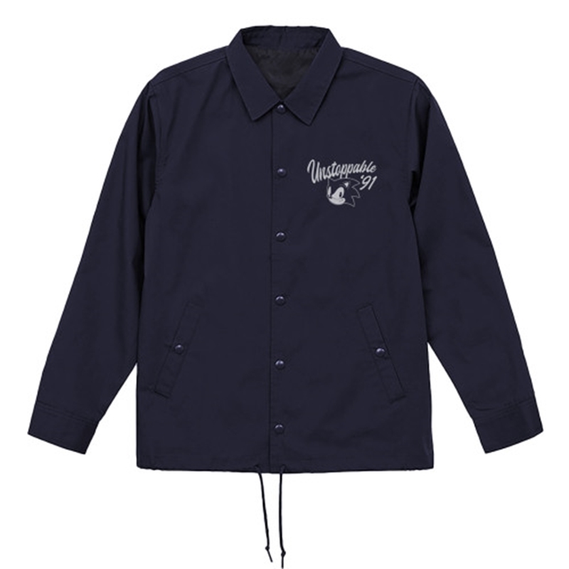 クラシックソニック T/Cコーチジャケット/NAVY-M 画像 2 | AniSmile