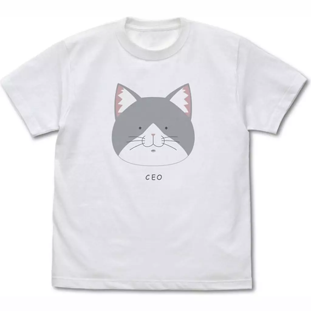 TVアニメ「ラーメン赤猫」 佐々木の「CEO」 Tシャツ/WHITE-XL - 公式商品画像 | AniSmile