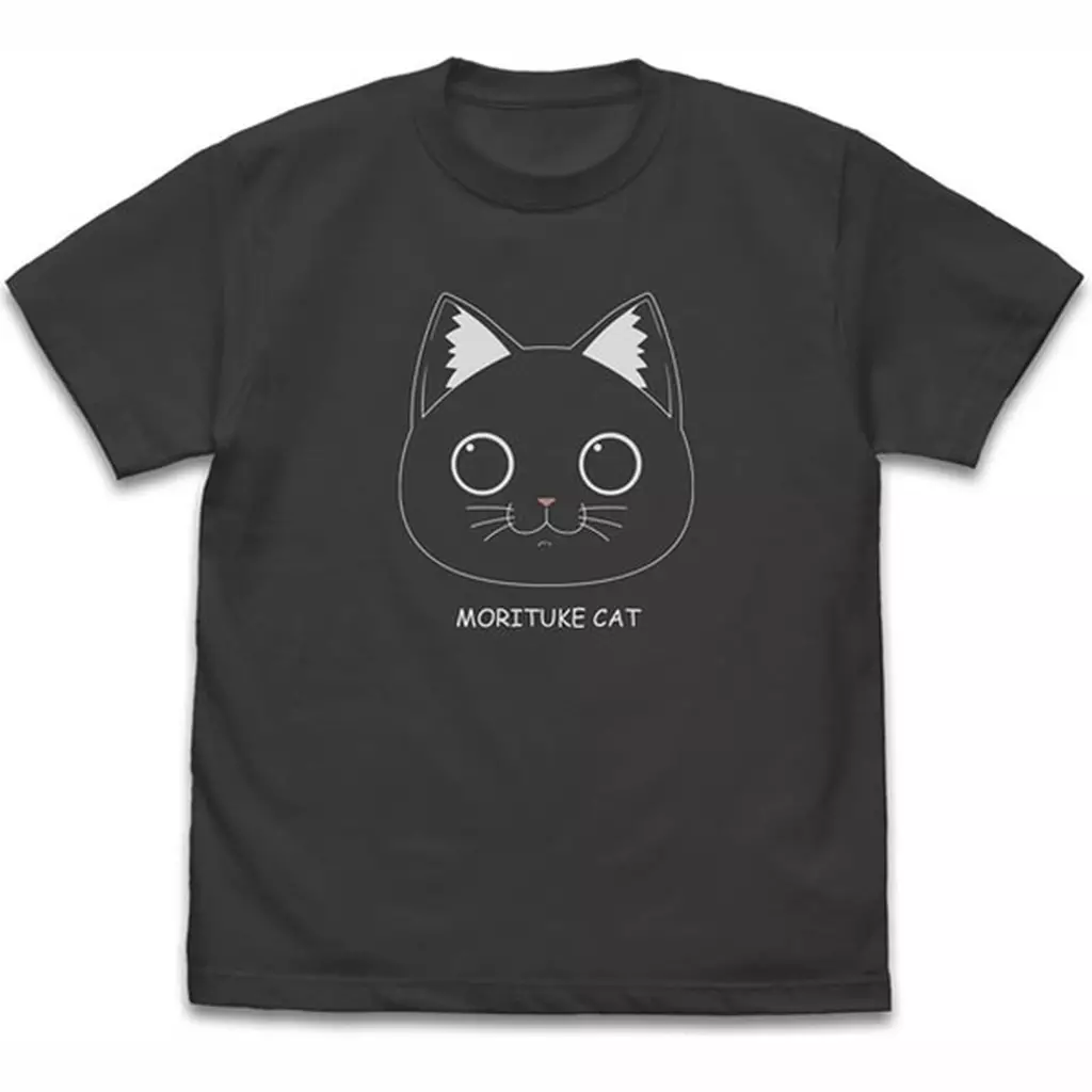 TVアニメ「ラーメン赤猫」 サブの「MORITSUKE CAT」 Tシャツ/SUMI-XL - 公式商品画像 | AniSmile