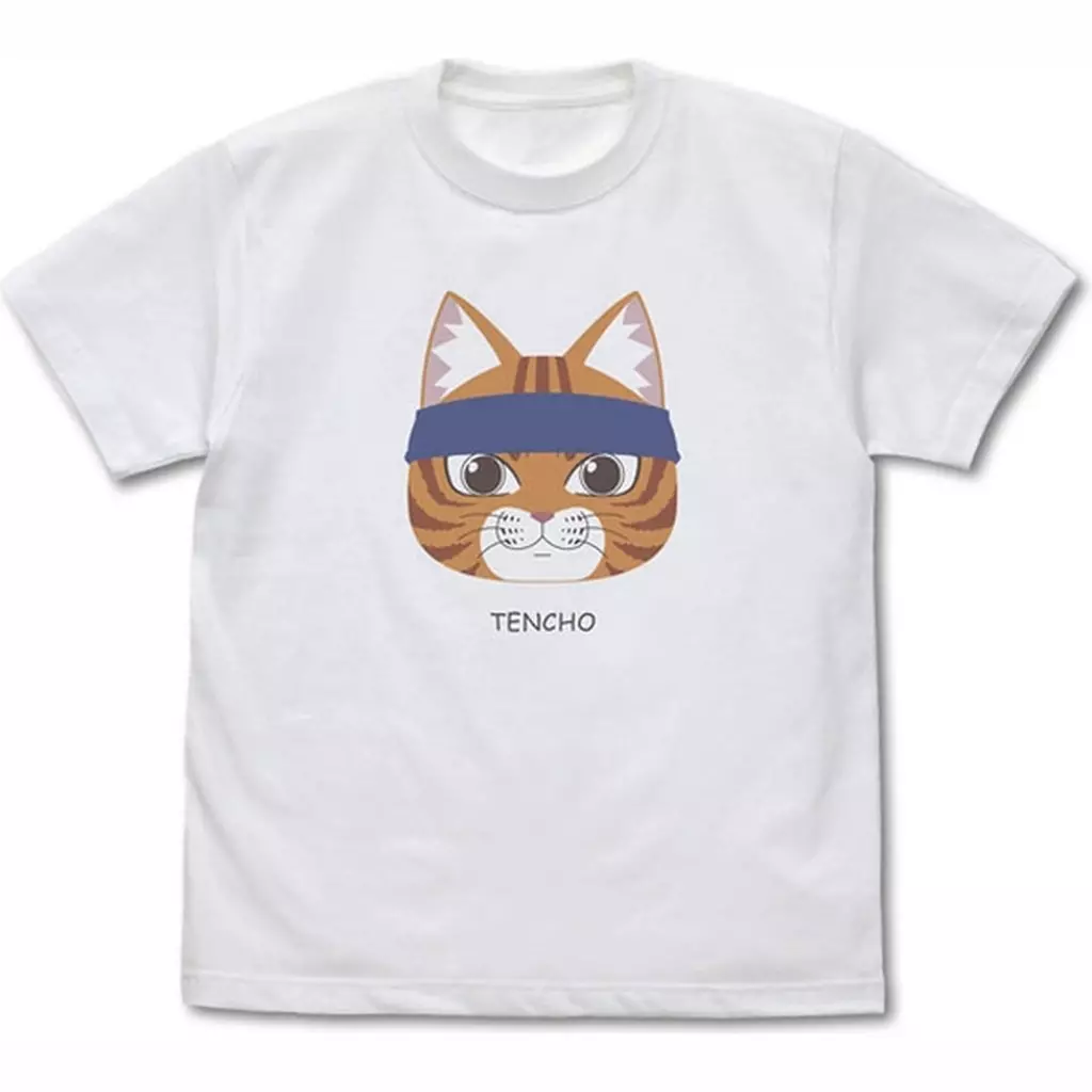 TVアニメ「ラーメン赤猫」 文蔵の「TENCHO」 Tシャツ/WHITE-S - 公式商品画像 | AniSmile