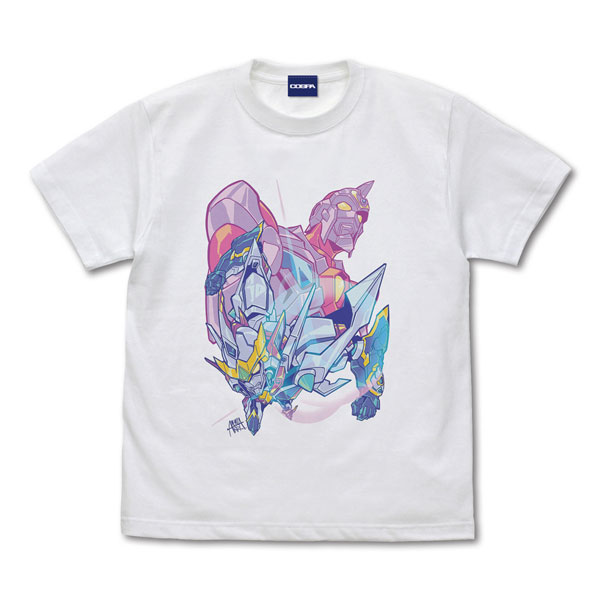 グリッドマン ユニバース 雨宮哲描き下ろし フルカラーTシャツ/WHITE-XL - 公式商品画像 | AniSmile