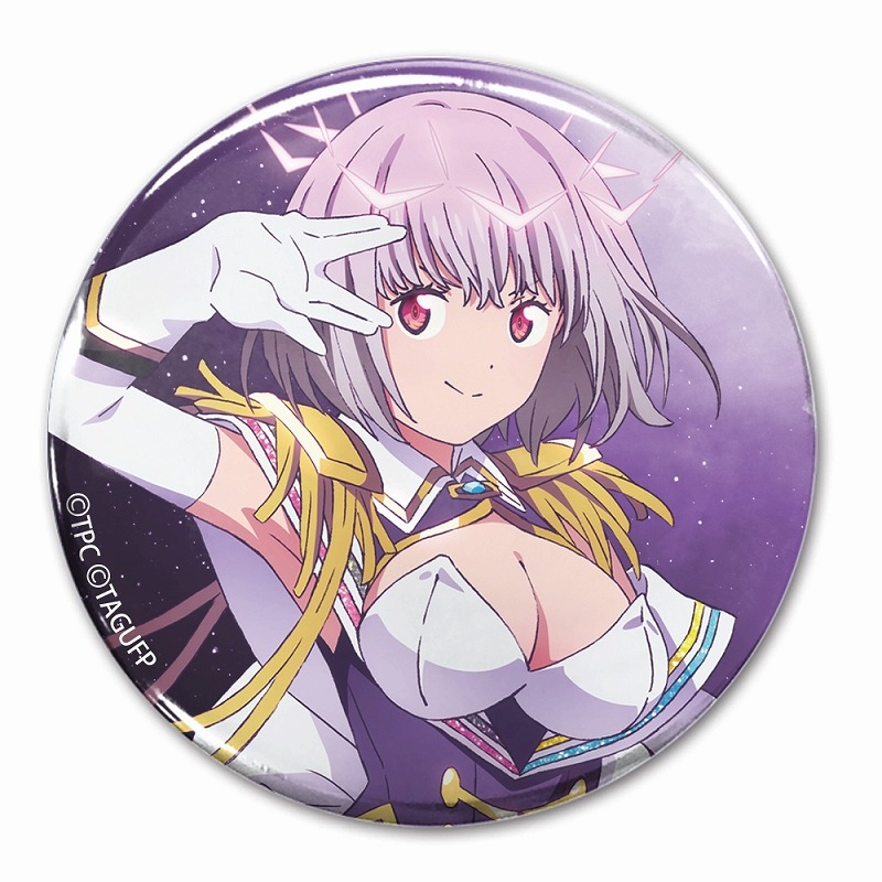 グリッドマン ユニバース 描き下ろし 新条アカネ(ニューオーダー) 65mm缶バッジ - 公式商品画像 | AniSmile
