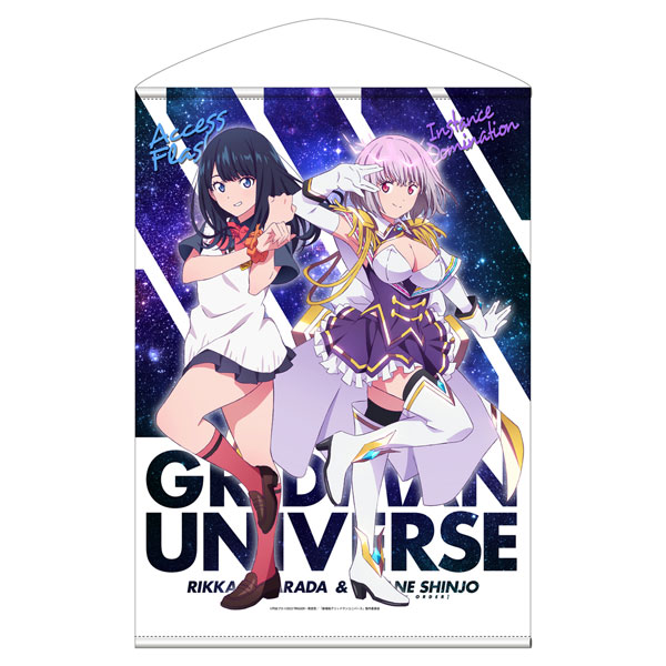 グリッドマン ユニバース 描き下ろし 新条アカネ(ニューオーダー) & 宝多六花 B2タペストリー - 公式商品画像 | AniSmile