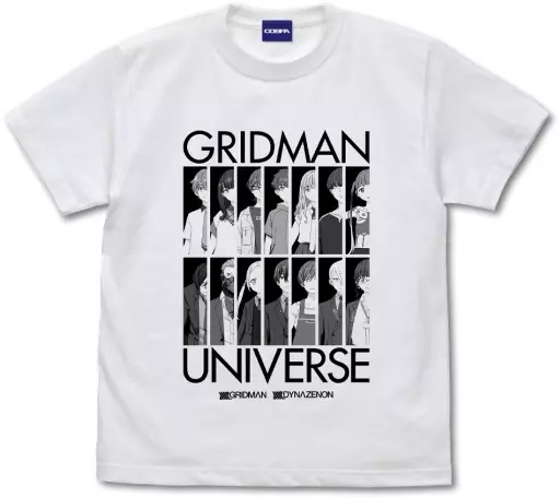 グリッドマン ユニバース キャラクター Tシャツ/WHITE-XL - 公式商品画像 | AniSmile