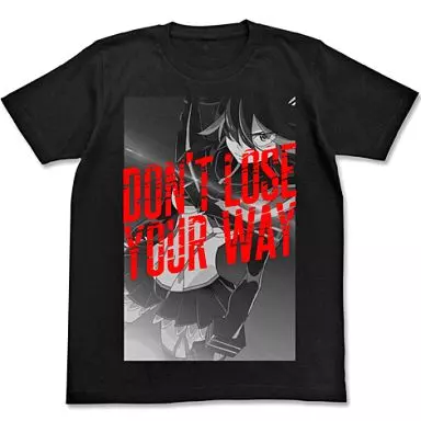 キルラキル Don't lose your way Tシャツ/BLACK-XL - 公式商品画像 | AniSmile