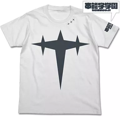 キルラキル 本能字学園極制服 三つ星Tシャツ/WHITE-L - 公式商品画像 | AniSmile