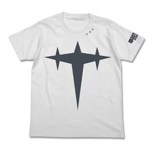 キルラキル 本能字学園極制服 三つ星Tシャツ/WHITE-S - 公式商品画像 | AniSmile