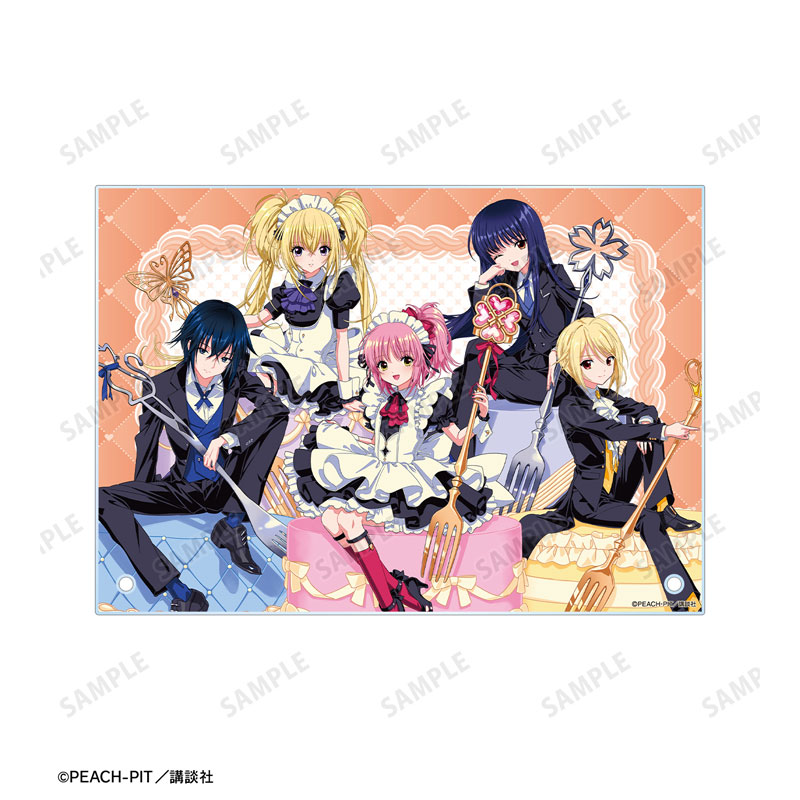 しゅごキャラ! 木澄 玲生さんイラスト 集合 お座りケーキver. A5アクリルパネル 画像 5 | AniSmile