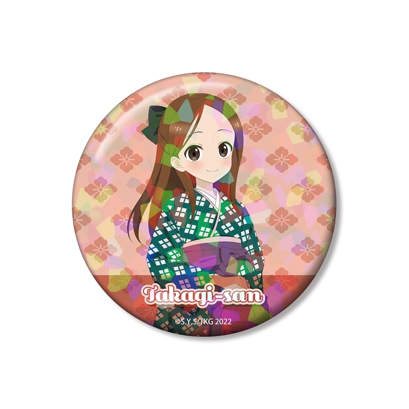 からかい上手の高木さん 描き下ろし 高木さん 明治 時代ファッションver. 75mmホログラム缶バッジ - 公式商品画像 | AniSmile