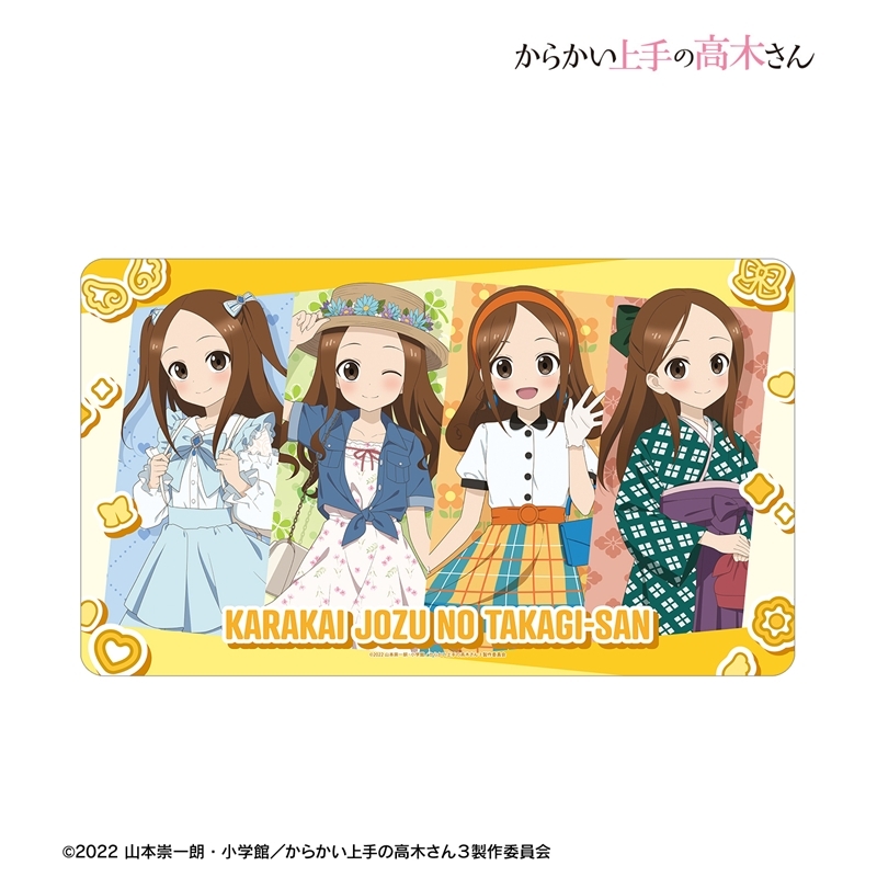 からかい上手の高木さん 描き下ろし 高木さん 時代ファッションver. マルチデスクマット 画像 2 | AniSmile