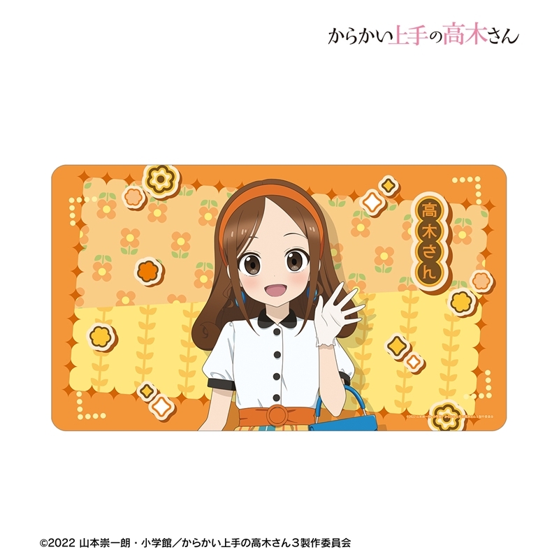 からかい上手の高木さん 描き下ろし 高木さん 昭和 時代ファッションver. マルチデスクマット 画像 2 | AniSmile