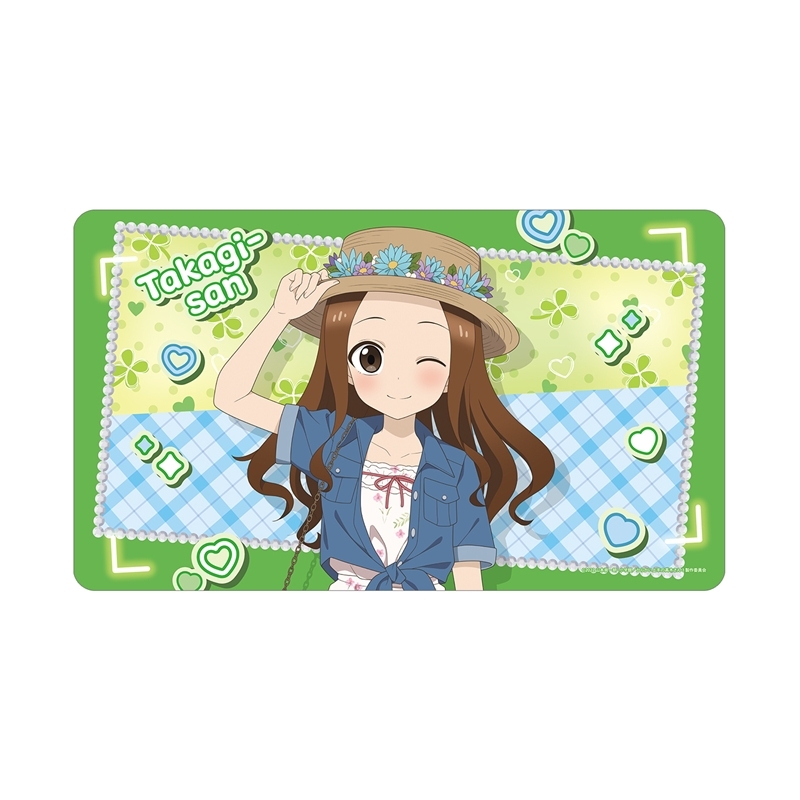 からかい上手の高木さん 描き下ろし 高木さん 平成 時代ファッションver. マルチデスクマット - 公式商品画像 | AniSmile