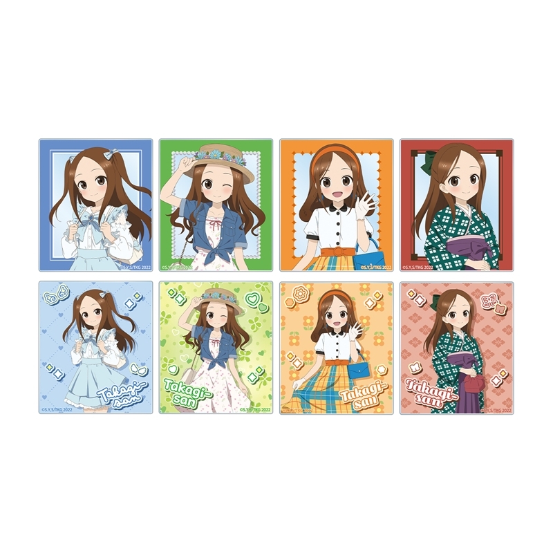 からかい上手の高木さん 描き下ろし 高木さん 時代ファッションver. トレーディングアクリルカード(単位/単品) - 公式商品画像 | AniSmile
