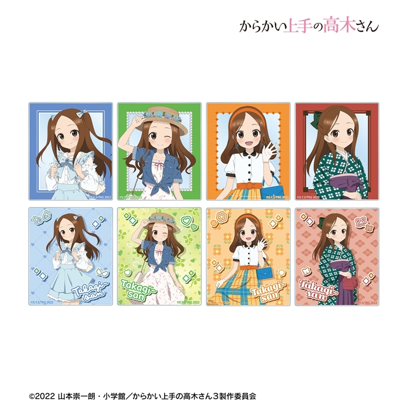 からかい上手の高木さん 描き下ろし 高木さん 時代ファッションver. トレーディングアクリルカード(単位/単品) 画像 2 | AniSmile