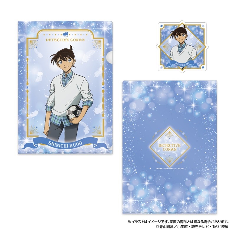 名探偵コナン クリアファイル・ステッカーセット 工藤新一 vol.8 - 公式商品画像 | AniSmile