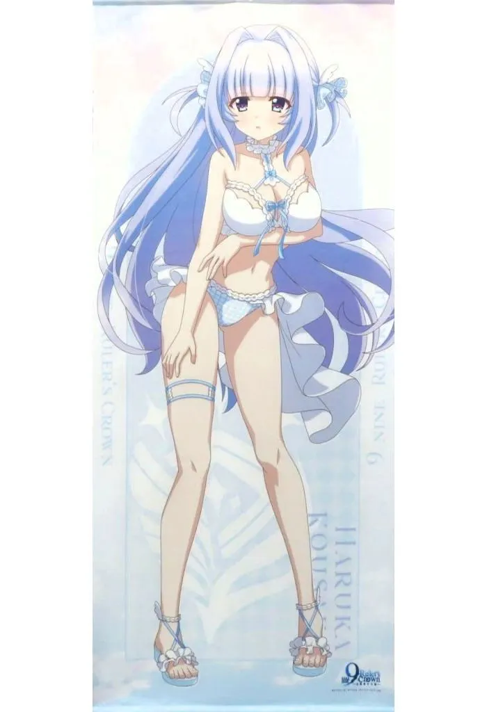 9-nine- Ruler's Crown 描き下ろし特大タペストリー(香坂春風/天使水着) - 公式商品画像 | AniSmile