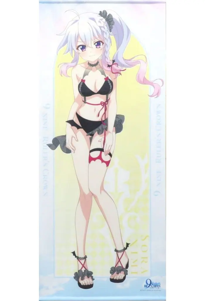 9-nine- Ruler's Crown 描き下ろし特大タペストリー(新海天/悪魔水着) - 公式商品画像 | AniSmile
