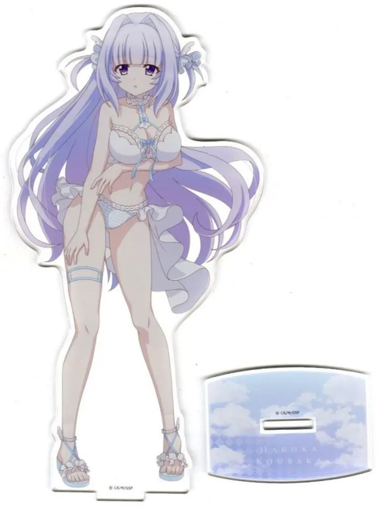9-nine- Ruler's Crown 描き下ろし特大アクリルスタンド(香坂春風/天使水着) - 公式商品画像 | AniSmile