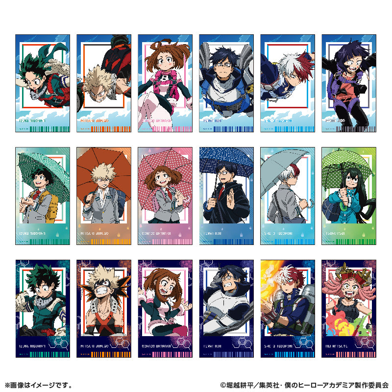 僕のヒーローアカデミア トレーディングクリアアートカード(1パック3枚入り) vol.2 アニメ10周年記念 リバイバル 画像 2 | AniSmile