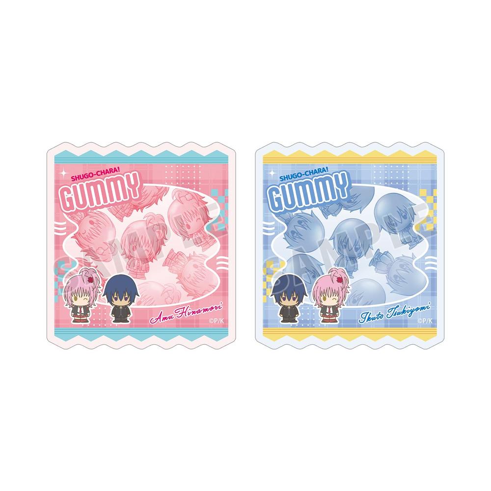しゅごキャラ! 日奈森 あむ&月詠 イクト petit-sserie ダイカットステッカー2個セット - 公式商品画像 | AniSmile
