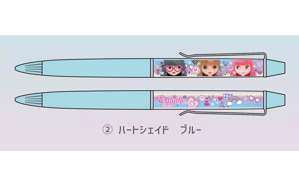 ブライス フローティングペン ハートシェイド ブルー 画像 2 | AniSmile
