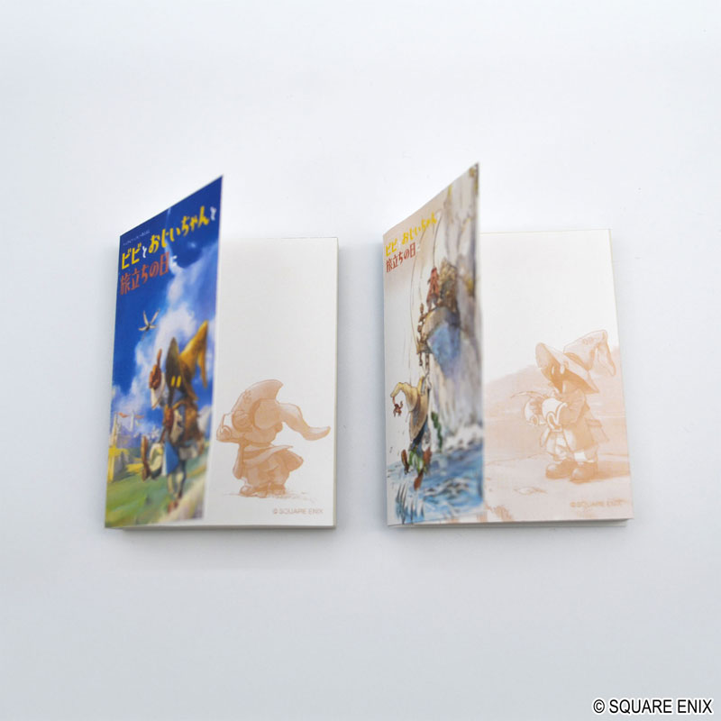 ファイナルファンタジーIX ブック型付箋セット ビビとおじいちゃんと旅立ちの日に A 画像 2 | AniSmile