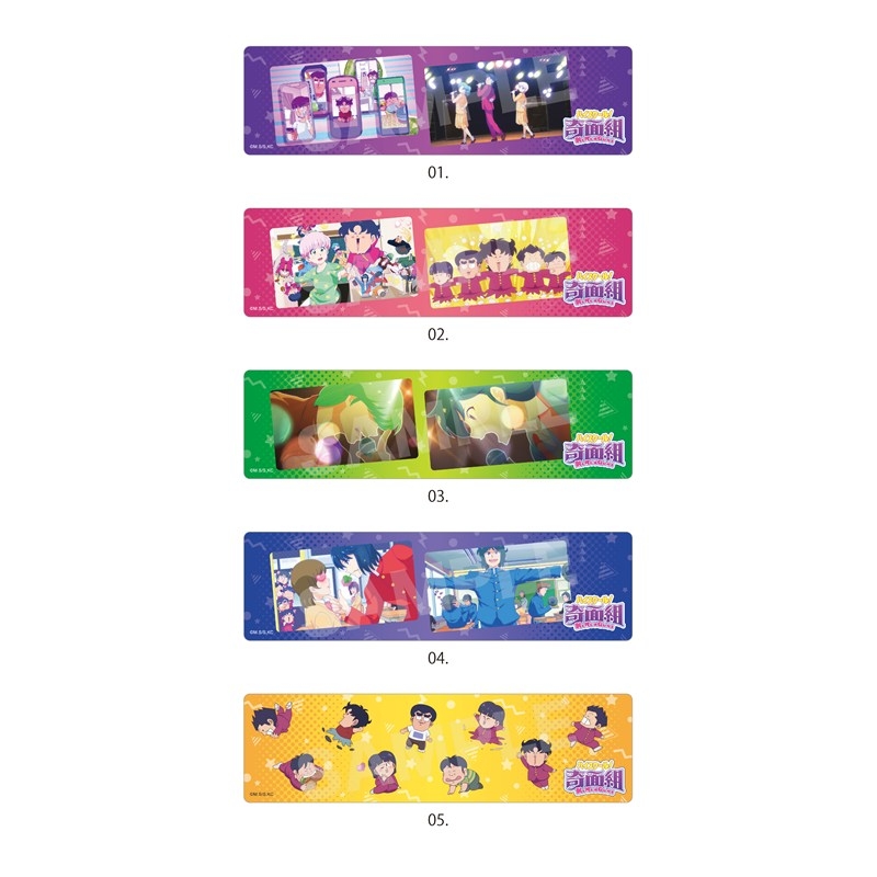 ハイスクール!奇面組 クリアブックマーカー /01 全5種 - 公式商品画像 | AniSmile