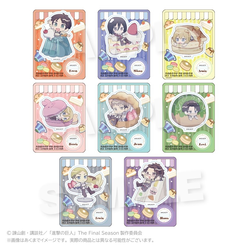 進撃の巨人 ミニキャラスタンド デザートver. アルミン 画像 2 | AniSmile