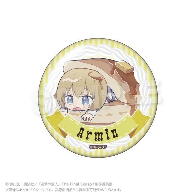 進撃の巨人 トレーディング缶バッジ デザートver. PCS 画像 4 | AniSmile