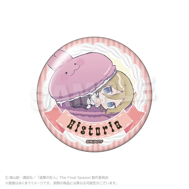 進撃の巨人 トレーディング缶バッジ デザートver. PCS 画像 5 | AniSmile