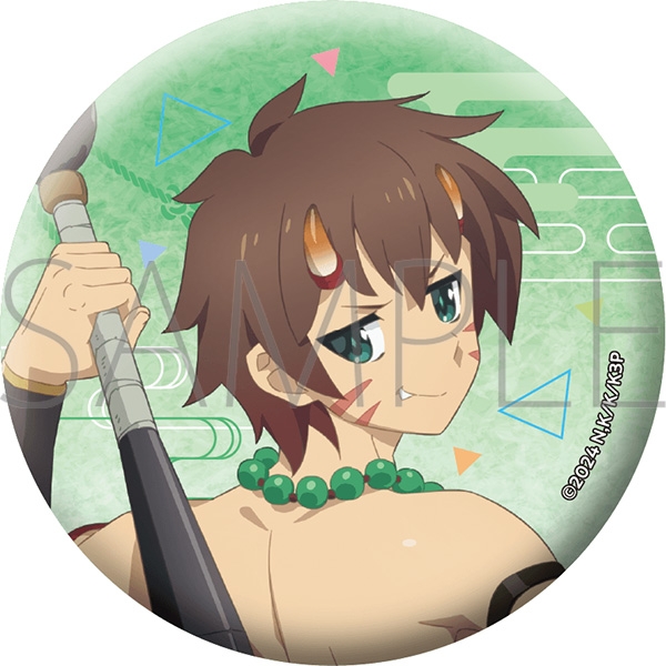 この素晴らしい世界に祝福を! グリッター缶バッジ/カズマ - 公式商品画像 | AniSmile