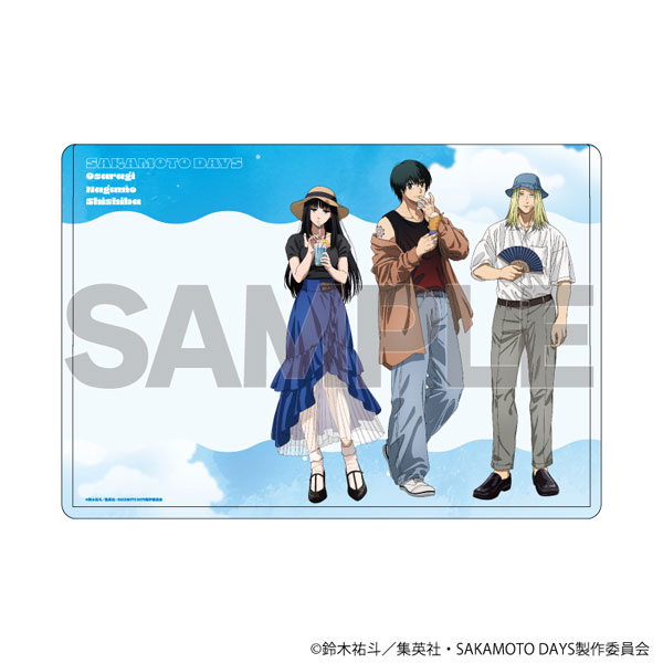 キャラクリアケース「SAKAMOTO DAYS」10/南雲&神々廻&大佛 夏私服ver.(描き下ろしイラスト) - 公式商品画像 | AniSmile