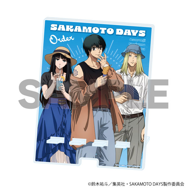 デカスマキャラスタンド「SAKAMOTO DAYS」02/南雲&神々廻&大佛 夏私服ver.(描き下ろしイラスト) - 公式商品画像 | AniSmile