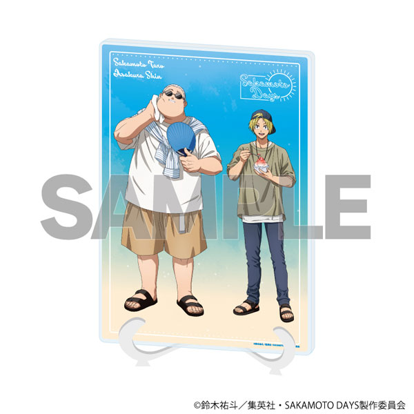 アクリルアートボード(A5サイズ)「SAKAMOTO DAYS」17/坂本太郎&朝倉シン 夏私服ver.(描き下ろしイラスト) - 公式商品画像 | AniSmile