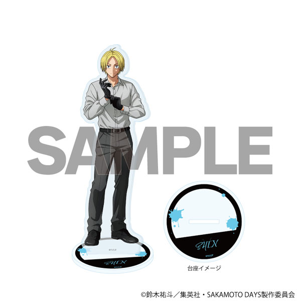 アクリルスタンド「SAKAMOTO DAYS」53/朝倉シン 革手袋ver.(描き下ろしイラスト) - 公式商品画像 | AniSmile