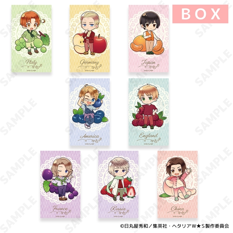 ヘタリアWorld★Stars トレーディングステッカー - 公式商品画像 | AniSmile