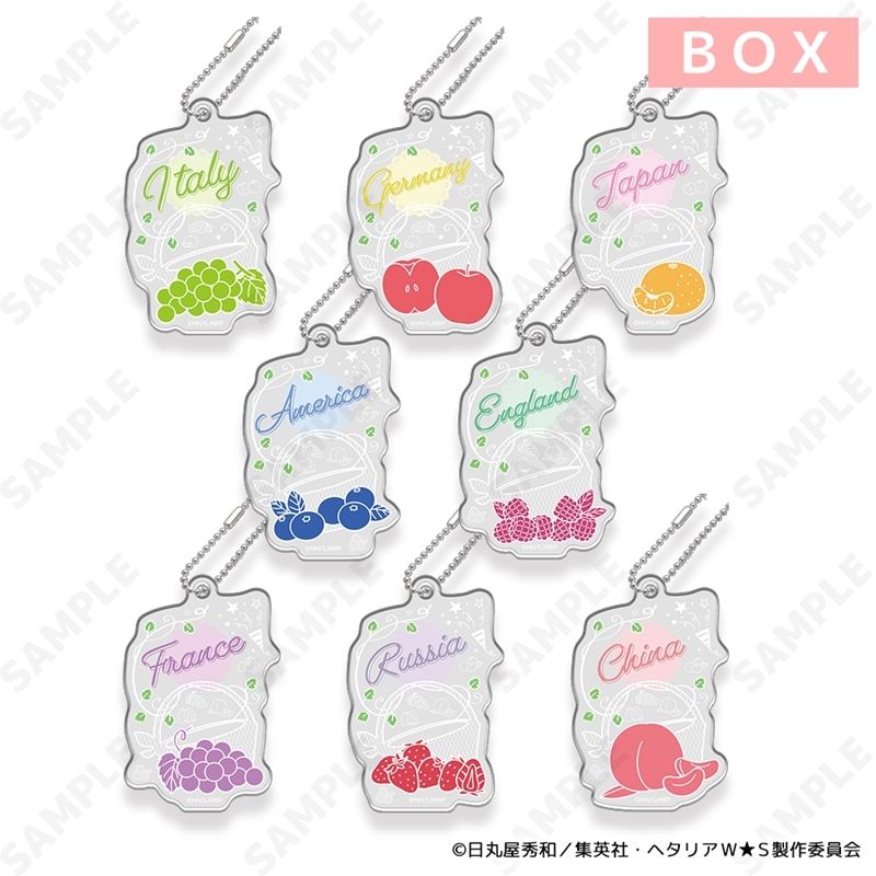 ヘタリアWorld★Stars トレーディングネームチャーム - 公式商品画像 | AniSmile