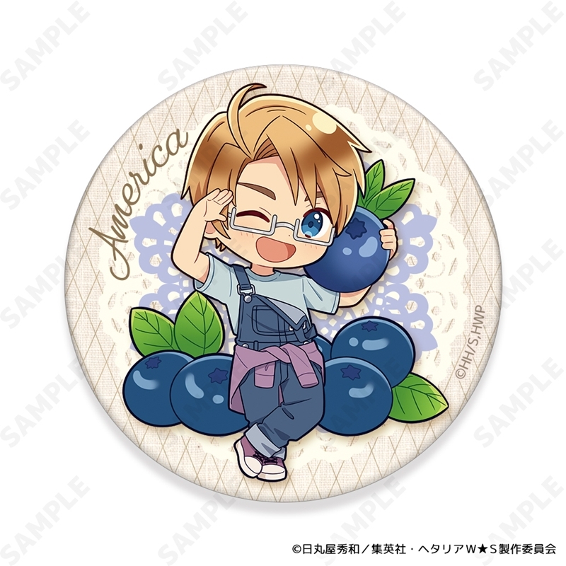 ヘタリアWorld★Stars トレーディング缶バッジ 画像 5 | AniSmile