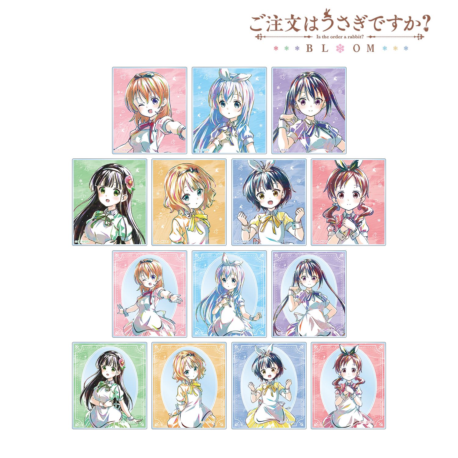 ご注文はうさぎですか? BLOOM トレーディング Ani-Art 第2弾 アクリルカード(単位/単品) 画像 2 | AniSmile
