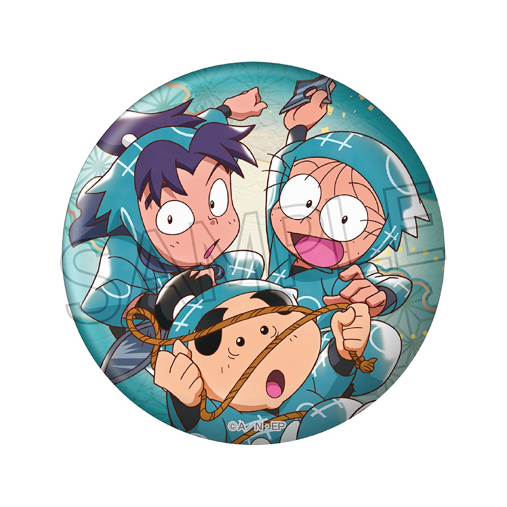 忍たま乱太郎 ヴィンテージシリーズ 缶バッジVol.4 乱太郎&きり丸&しんべヱ - 公式商品画像 | AniSmile