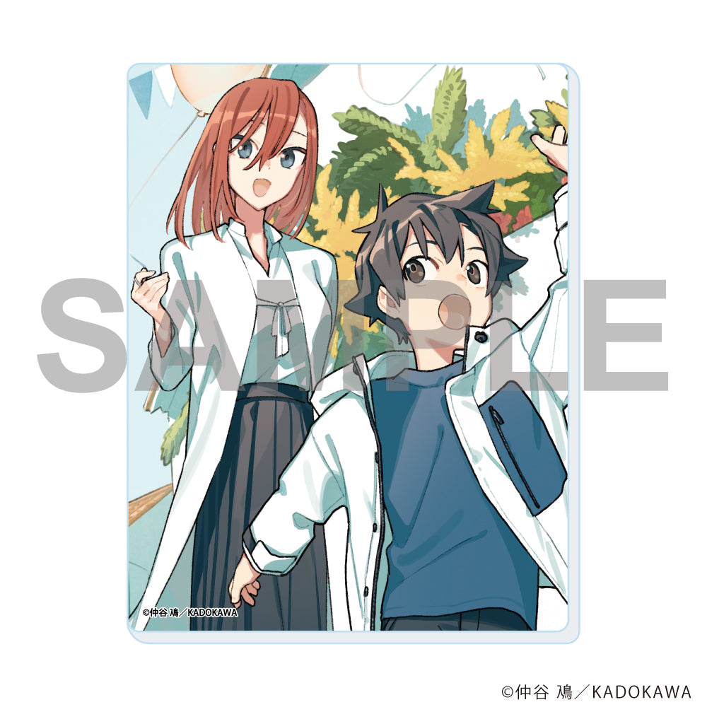 アクリルカード「仲谷鳰 POP UP SHOP」01/神さまがまちガえる Aデザイン(描き下ろしイラスト) - 公式商品画像 | AniSmile