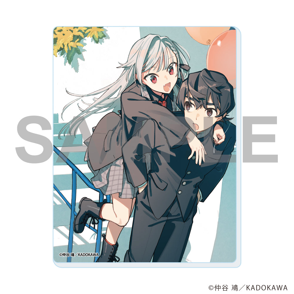 アクリルカード「仲谷鳰 POP UP SHOP」01/きみは終末 Aデザイン(描き下ろしイラスト) - 公式商品画像 | AniSmile