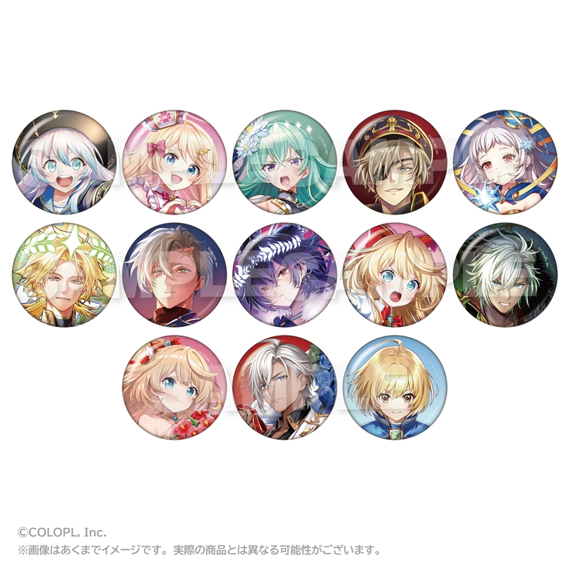 クイズRPG 魔法使いと黒猫のウィズ トレーディング缶バッジ A (等身ver.) - AniSmile